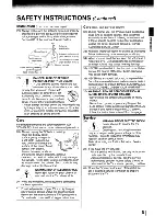 Предварительный просмотр 5 страницы Toshiba 19LV505 - 19" LCD TV Owner'S Manual