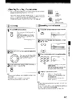 Предварительный просмотр 47 страницы Toshiba 19LV505 - 19" LCD TV Owner'S Manual