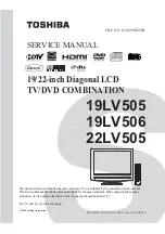 Toshiba 19LV505 Service Manual предпросмотр