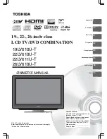 Toshiba 19LV610U-T Owner'S Manual предпросмотр