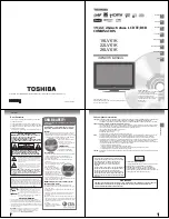 Preview for 5 page of Toshiba 19LV61K - 18.5" LCD TV Service Manual