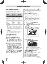 Предварительный просмотр 36 страницы Toshiba 19SL400 Owner'S Manual