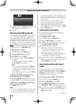 Предварительный просмотр 38 страницы Toshiba 19SL400 Owner'S Manual