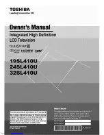 Toshiba 19SL410U Owner'S Manual preview