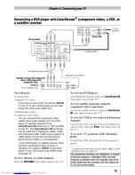 Предварительный просмотр 15 страницы Toshiba 19SL410U Owner'S Manual