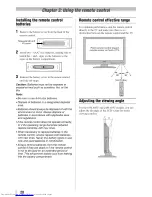 Preview for 20 page of Toshiba 19SL410U Owner'S Manual