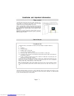 Preview for 4 page of Toshiba 19W330DB Owner'S Manual