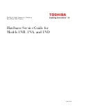 Preview for 1 page of Toshiba 1NA Hardware Service Manual