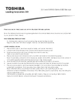 Preview for 1 page of Toshiba 2.5-Zoll SATA 6Gbit/s SSD Manual