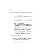 Предварительный просмотр 6 страницы Toshiba 2010 User Manual