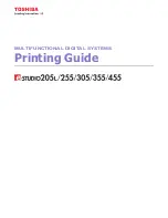 Toshiba 205L Printing Manual preview