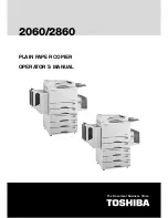 Toshiba 2060 Operator'S Manual preview