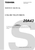 Preview for 35 page of Toshiba 20A43 Service Manual