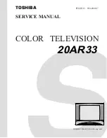 Toshiba 20AR33 Service Manual preview