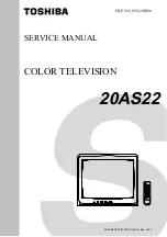 Toshiba 20AS22 Service Manual preview