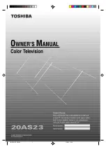 Toshiba 20AS23 Owner'S Manual preview