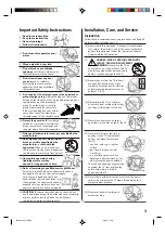 Preview for 3 page of Toshiba 20AS23 Owner'S Manual