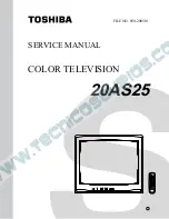 Toshiba 20AS25 Service Manual предпросмотр