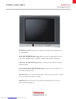 Preview for 1 page of Toshiba 20DF47 Specifications