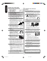 Preview for 4 page of Toshiba 20HLV16 Owner'S Manual