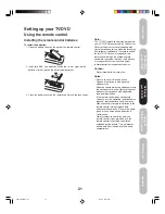 Preview for 21 page of Toshiba 20HLV16 Owner'S Manual