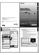 Preview for 3 page of Toshiba 20HLV16 Service Manual