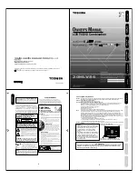 Предварительный просмотр 3 страницы Toshiba 20HLV86 - 20" LCD TV Service Manual