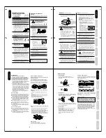 Предварительный просмотр 4 страницы Toshiba 20HLV86 - 20" LCD TV Service Manual