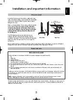 Preview for 5 page of Toshiba 20V300P Owner'S Manual