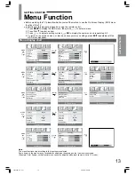 Preview for 13 page of Toshiba 20VL66E Owner'S Manual