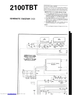 Toshiba 2100TBT Schematic Diagram предпросмотр