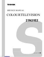 Preview for 1 page of Toshiba 21N21E2 Service Manual