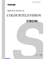 Toshiba 21N21N Service Manual preview