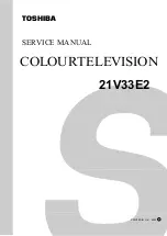 Toshiba 21V33E2 Service Manual preview