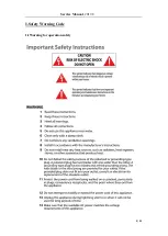 Preview for 5 page of Toshiba 22031020002961 Service Manual