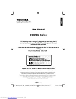 Preview for 2 page of Toshiba 22DL502B DIGITAL Series Owner'S Manual