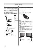 Предварительный просмотр 8 страницы Toshiba 22SL700A Owner'S Manual