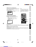 Preview for 45 page of Toshiba 23HLV84 Owner'S Manual