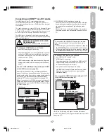 Preview for 17 page of Toshiba 23HLV86 Owner'S Manual