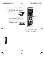 Preview for 62 page of Toshiba 23HLV86 Owner'S Manual