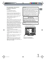 Предварительный просмотр 3 страницы Toshiba 23HLV87 - 23" LCD TV Owner'S Manual