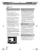 Предварительный просмотр 6 страницы Toshiba 23HLV87 - 23" LCD TV Owner'S Manual