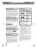 Предварительный просмотр 8 страницы Toshiba 23HLV87 - 23" LCD TV Owner'S Manual