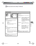 Предварительный просмотр 67 страницы Toshiba 23HLV87 - 23" LCD TV Owner'S Manual