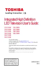 Preview for 1 page of Toshiba 23L1350U User Manual