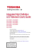 Предварительный просмотр 1 страницы Toshiba 23L2300UC User Manual