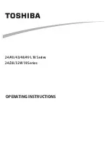 Preview for 1 page of Toshiba 24 L18 Series Operating Instructions Manual