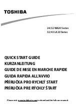 Preview for 1 page of Toshiba 24 WA20 Series Quick Start Manual