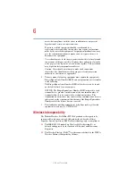 Preview for 6 page of Toshiba 2410-S185 User Manual