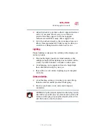 Preview for 41 page of Toshiba 2410-S185 User Manual